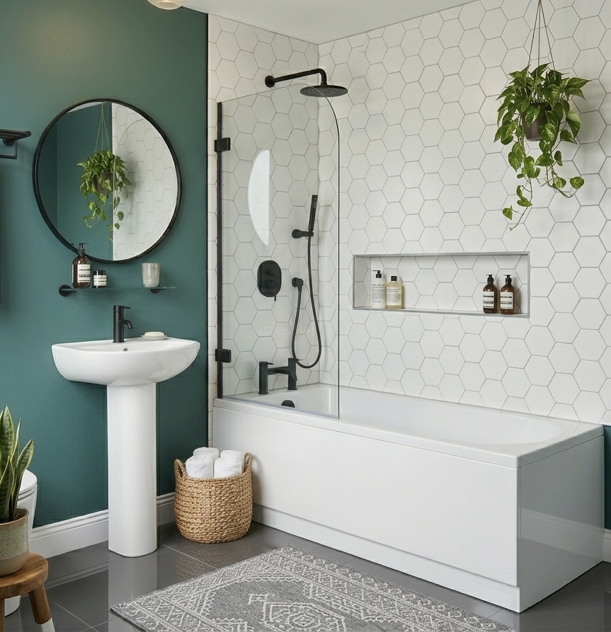 Shower Surround Tiling in St Neots